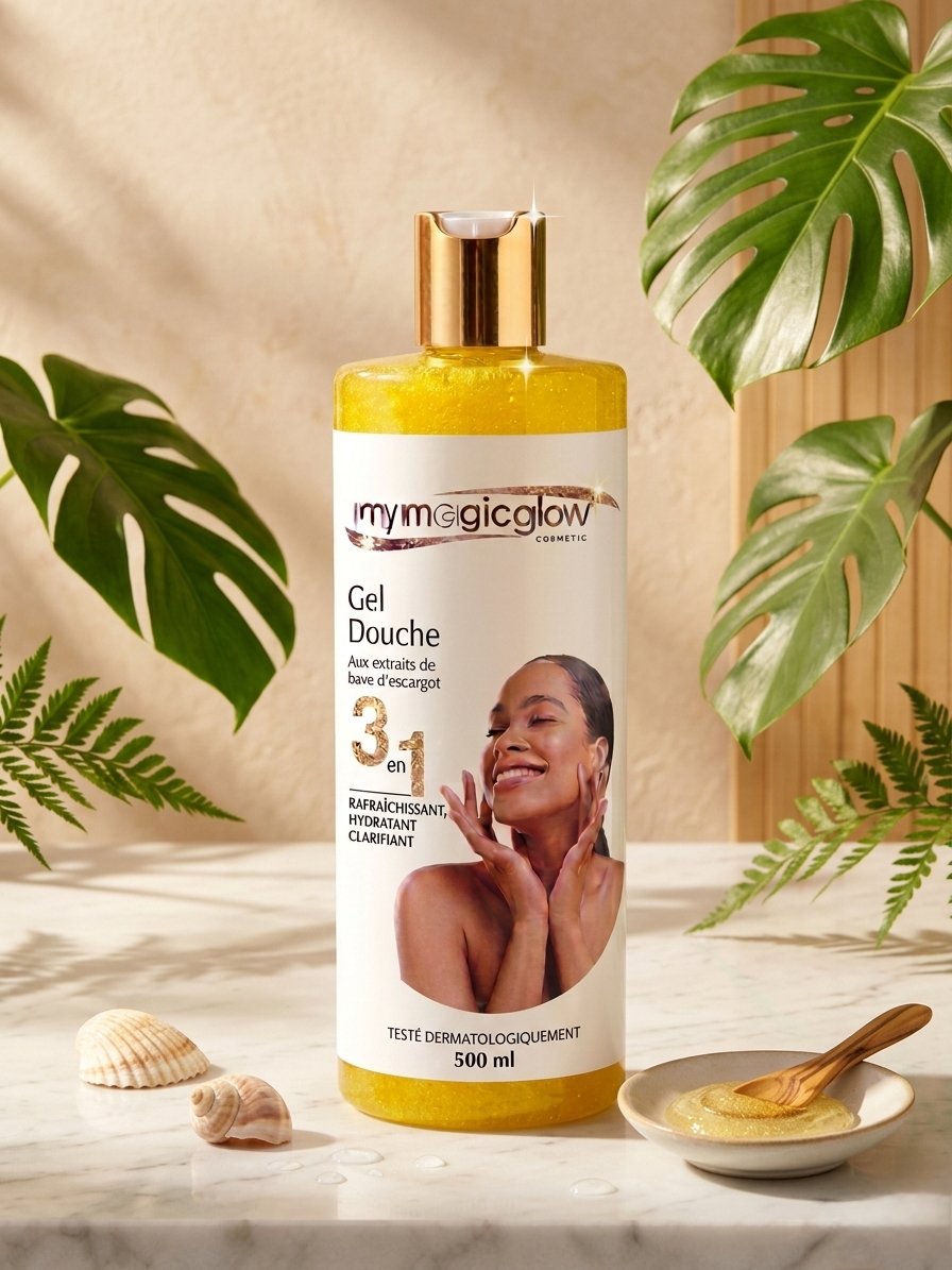 Gel Douche Sublimateur — Bave d'Escargot & Éclat Pur , Éclat, Fraîcheur & Régénération