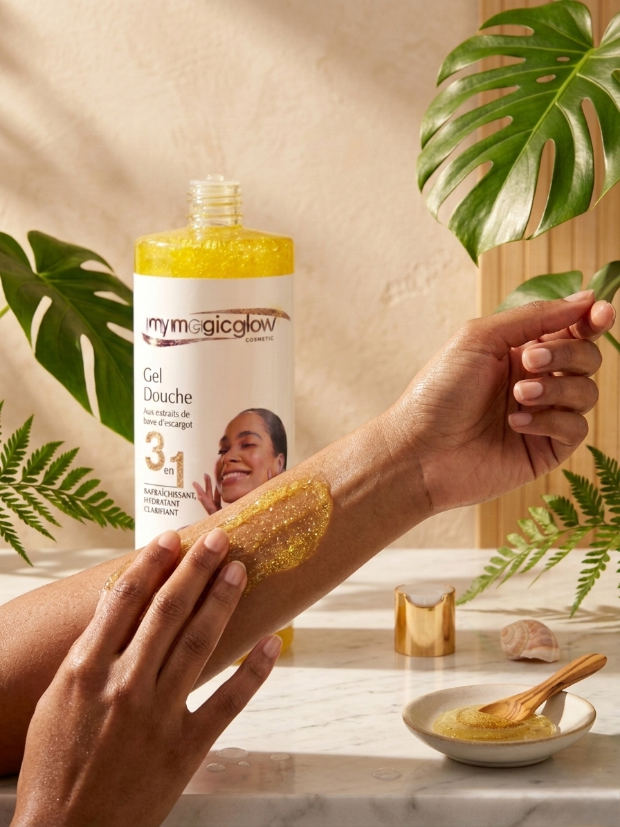 Gel Douche Sublimateur — Bave d'Escargot & Éclat Pur , Éclat, Fraîcheur & Régénération