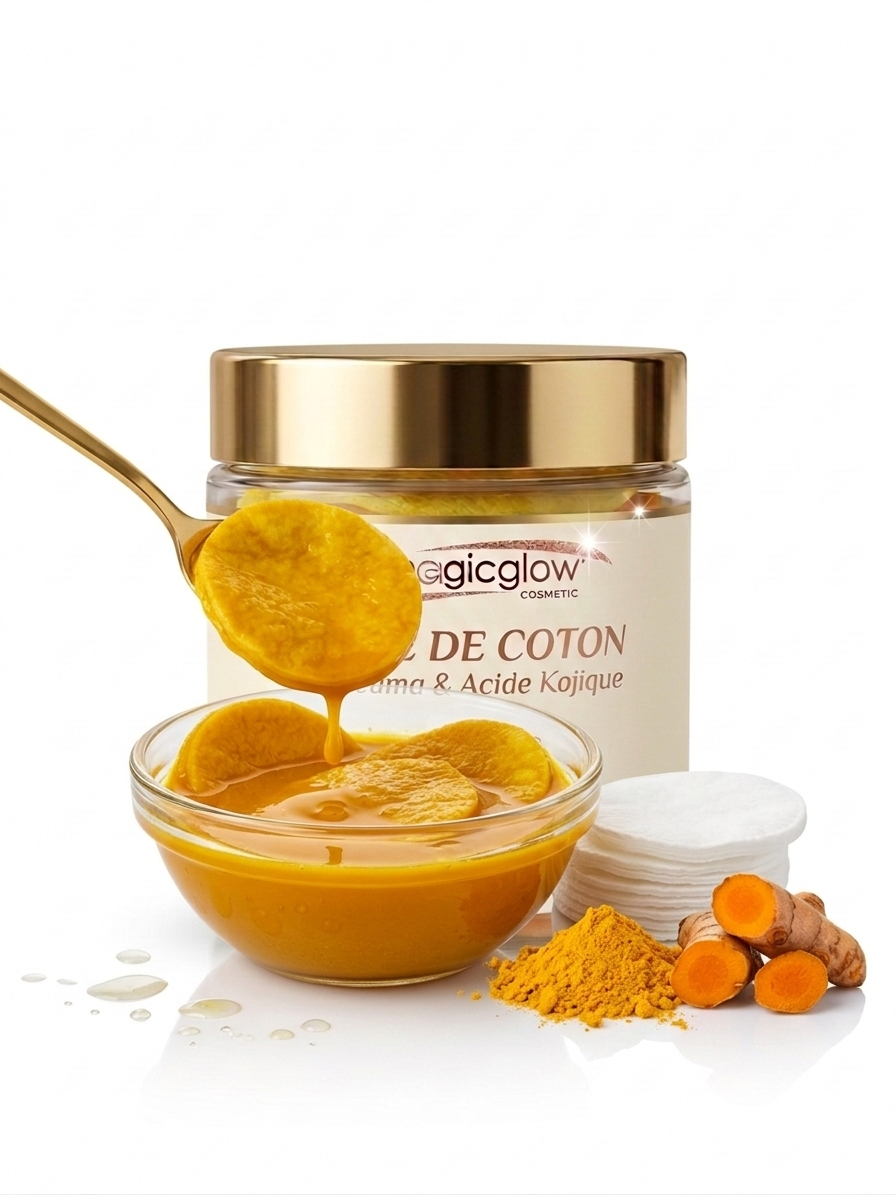 Disques Correcteurs Éclat - Curcuma & Acide Kojique (80 pads)