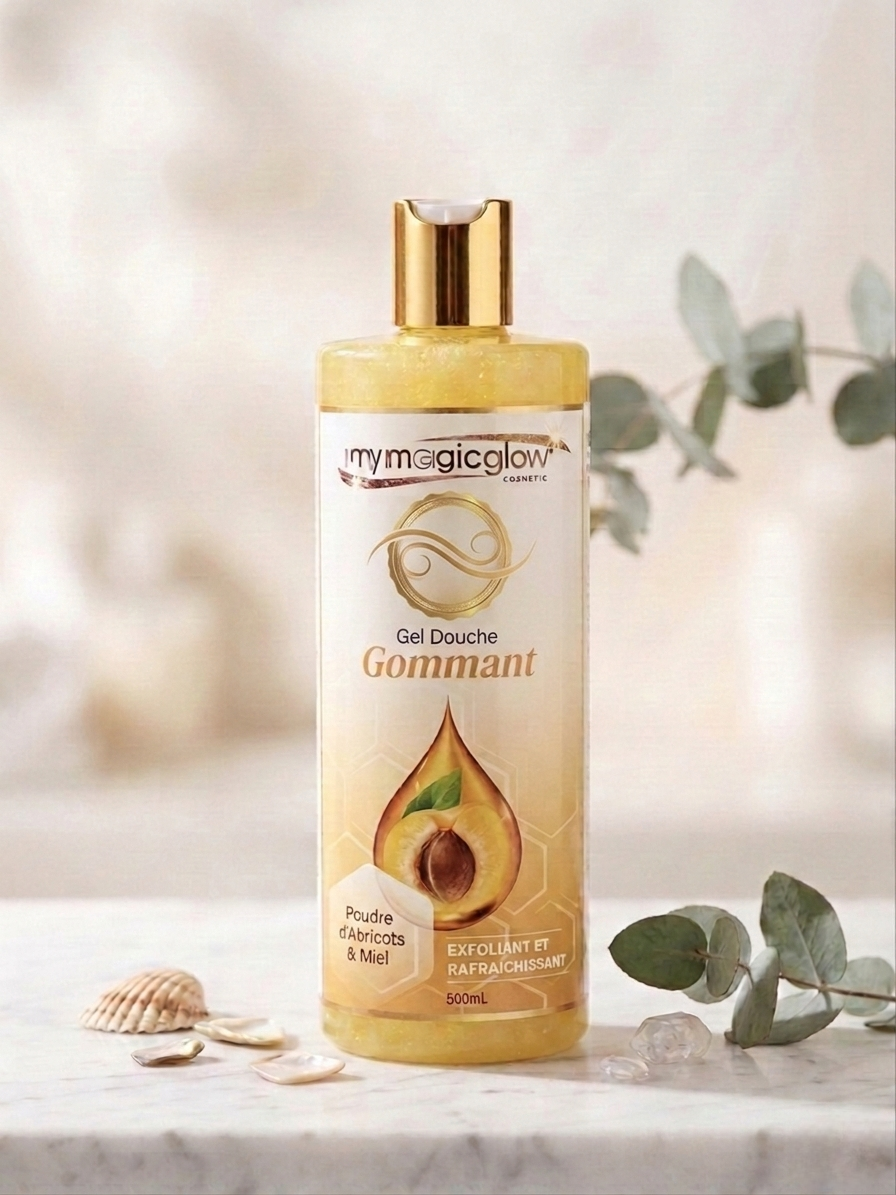Gel Douche Gommant Abricot & Miel - Éclat & Douceur Infinie
