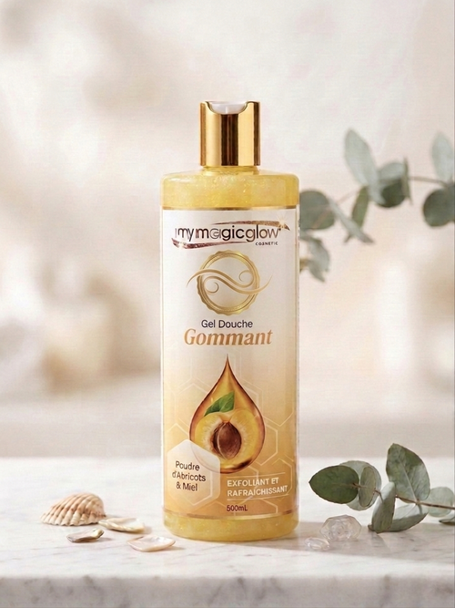 Gel Douche Gommant Abricot & Miel - Éclat & Douceur Infinie