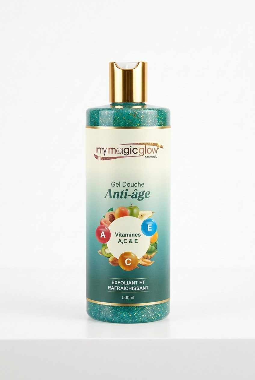 Gel Douche Anti-Âge "Vitamine Glow" A, C & E