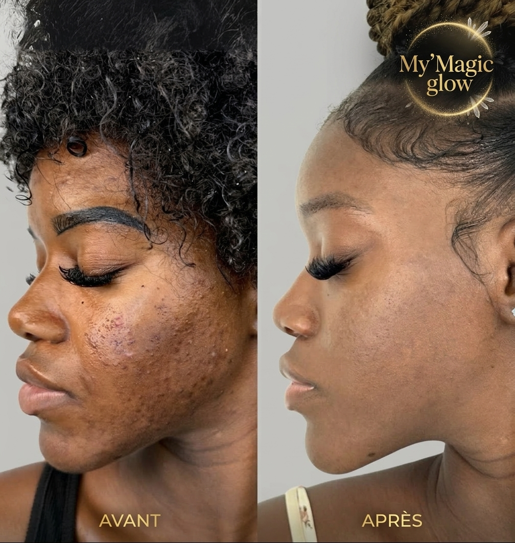 Lotion peau de lune éclat et glow naturel , destruction massive des boutons , zéro tâches , teint uniforme et radieux