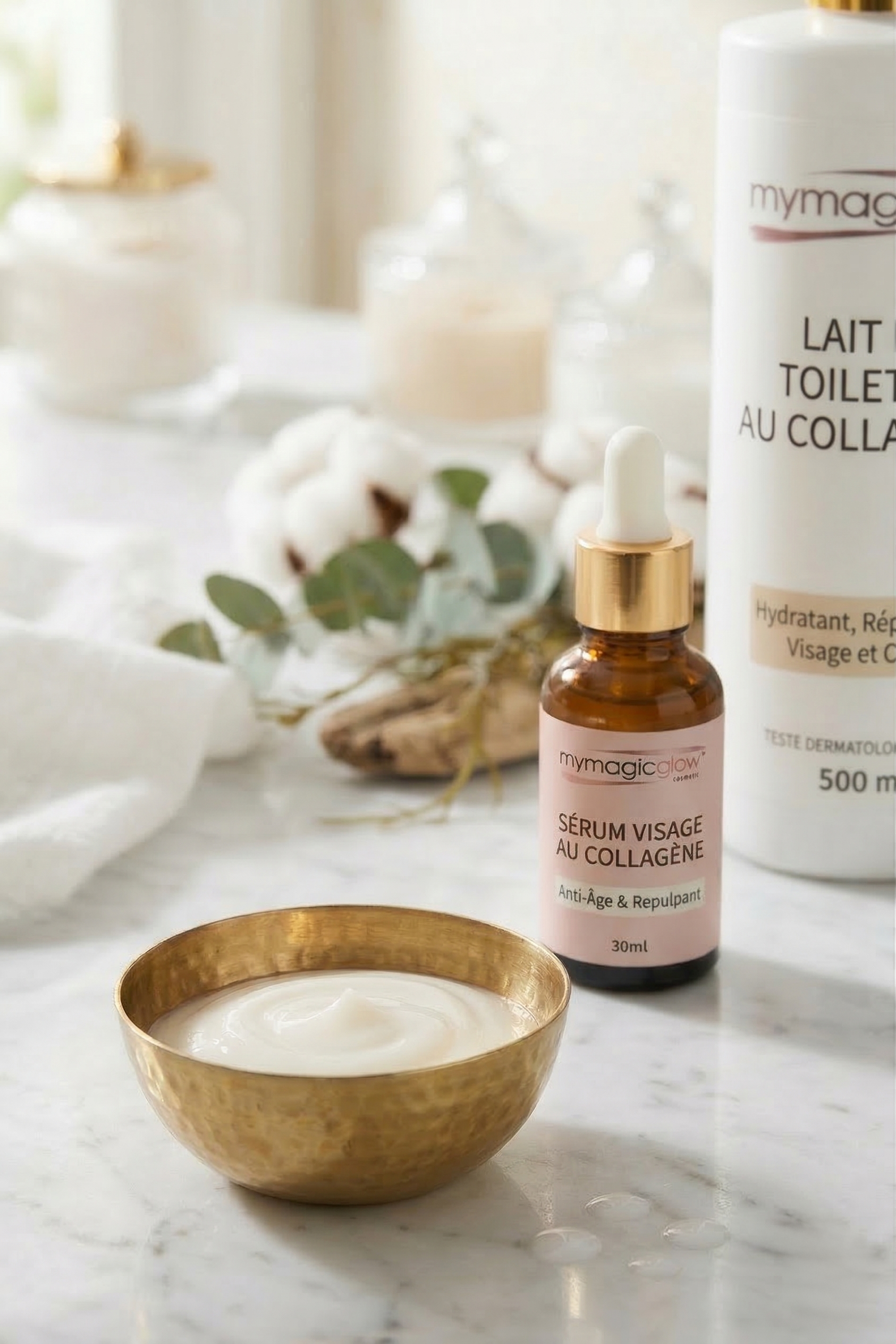 Lait de Toilette Anti-Âge - Nutrition & Collagène