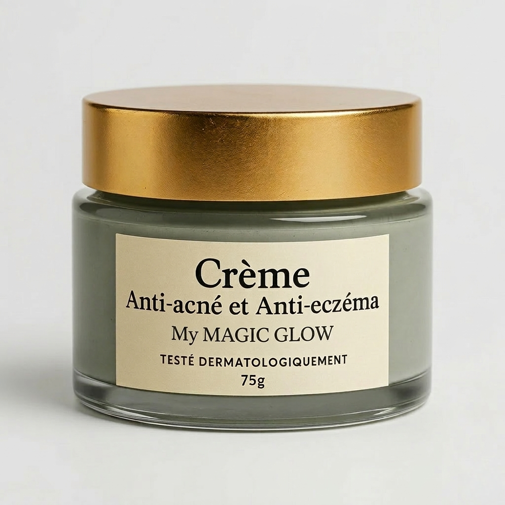 Crème Anti-Acné & Eczéma - Soin Réparateur & Apaisant