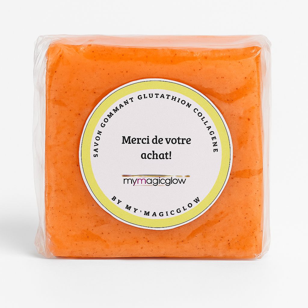Savon Gommant Glutathion & Collagène - Le Duo Éclat & Fermeté