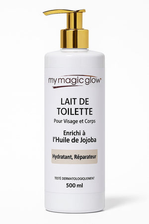 Lait de Toilette à l’Huile de Jojoba – My’MagicGlow